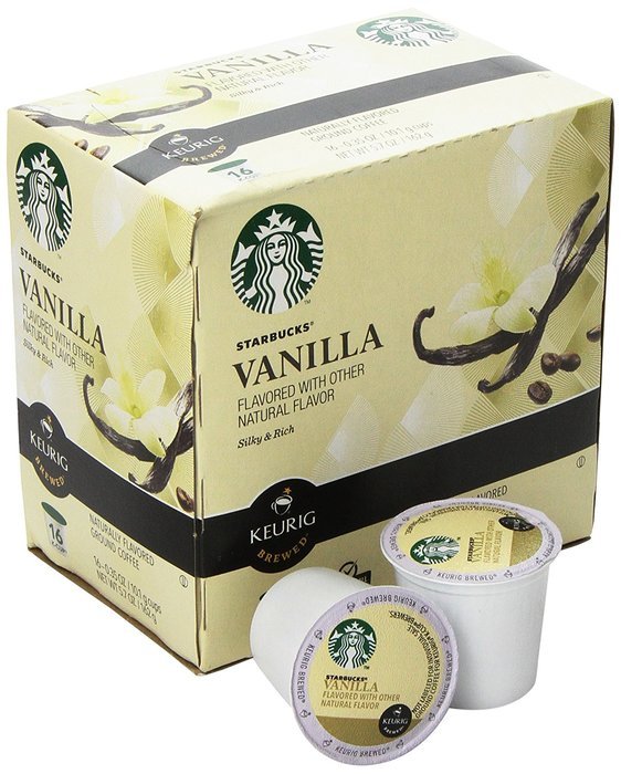 Starbucks Vanilla Coffee Keurig K-Cups, 32 Count (0.35 oz each) N2