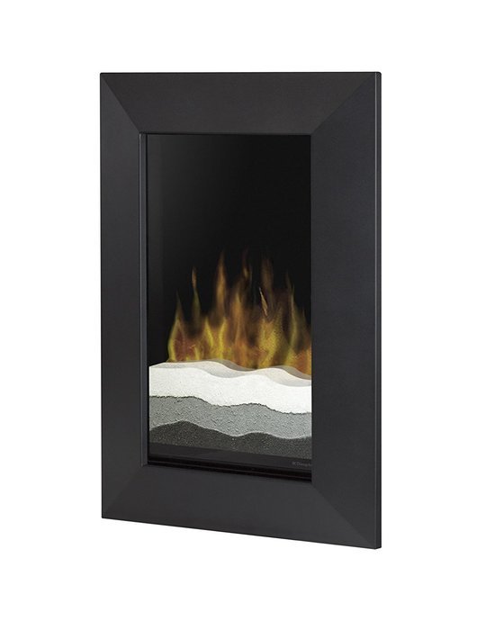 Dimplex V1525BT-BLK Beveled-Trim Wall-Mounted Electric Fireplace, Black