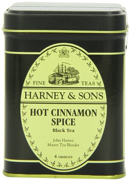 Harney & Sons Loose Leaf Black Tea, Hot Cinnamon Spice, 4 Ounce