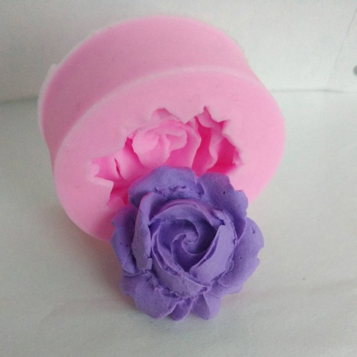 Click Down Peony Flower Silicone Mould Cake Topper Decoration Fondant Fimo Sugarcraft N2