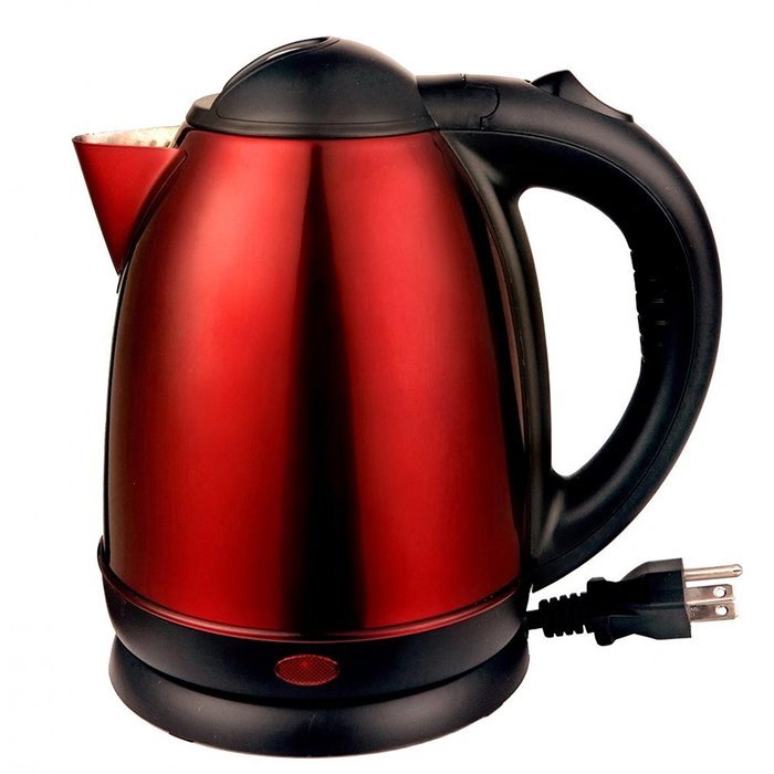 Brentwood KT-1780 Stainless Steel Electric Cordless Tea Kettle, 1.5 L, Silver N2