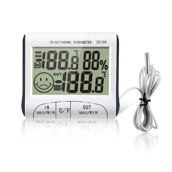 eBerry&reg; Digital Indoor Outdoor Thermometer Humidity Meters Hygrometer,Monitor Home:Temperature, Humidity with...