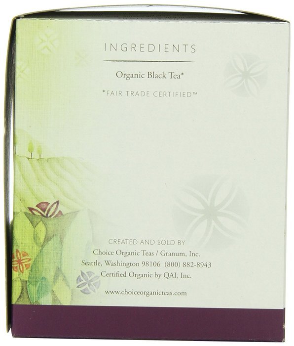 Choice Organic Whole Leaf Organics Sweet Liquorice Mint Tea Pyramids, 15-Count, 0.95-Ounce Boxes (Pack of 3) N33