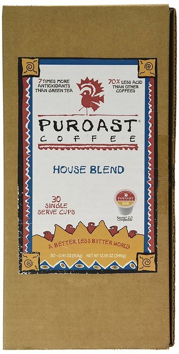 Puroast Coffee House Blend 2.0 Compatible K-Cup, 30 Count N17