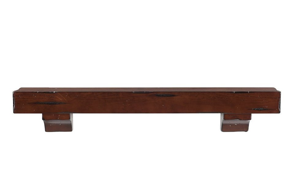 Pearl Mantels 412-72-70 Shenandoah Pine 72-Inch Wall Shelf, Rustic Cherry N2
