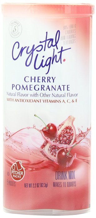 Crystal Light Green Tea Peach Mango Drink Mix (Makes 10-Quarts), 1.85 Ounce Canisters (Pack of 12) N85