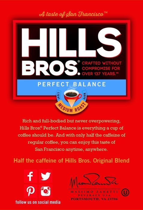 Hills Bros Coffee Original Blend Medium Roast Ground, 26 Ounce N11