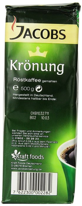 Jacob's Coffee Jacobs Kronung Free, 17.6-Ounce (Pack of 3) N2 free ...