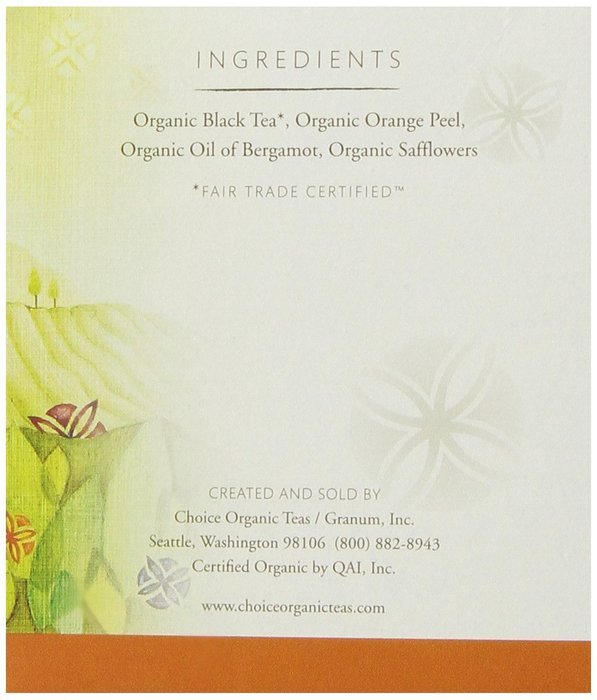 Choice Organic Whole Leaf Organics Sweet Liquorice Mint Tea Pyramids, 15-Count, 0.95-Ounce Boxes (Pack of 3) N45