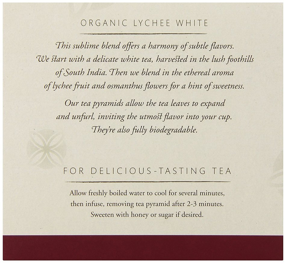 Choice Organic Whole Leaf Organics Sweet Liquorice Mint Tea Pyramids, 15-Count, 0.95-Ounce Boxes (Pack of 3) N46