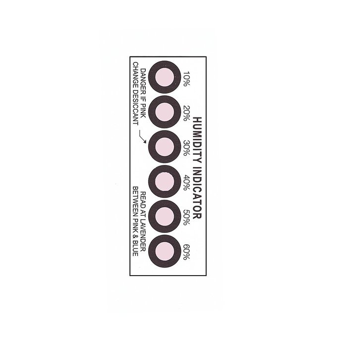 Premium Humidity Indicator Cards 20 Pack(REUSABLE) - 6 Spot(20 Cards)