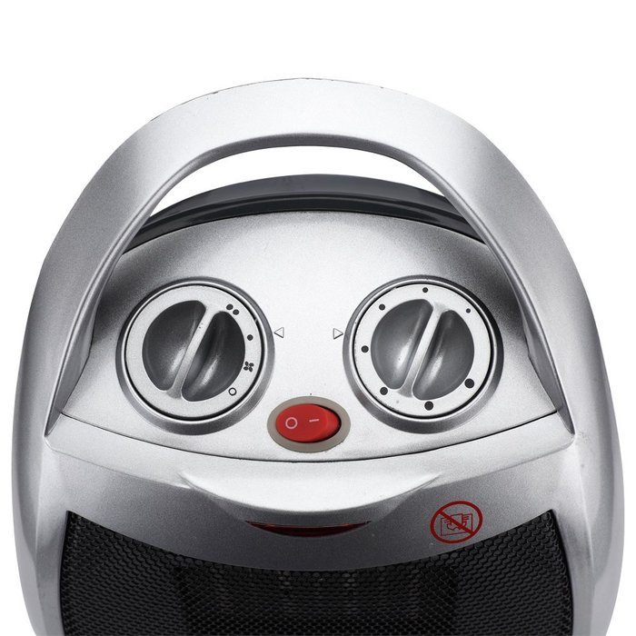 Homeleader Space Heater NSB-200C3H, Oscillating Ceramic Portable Heater with Built-in Adjustable Thermostat, 750W... N3
