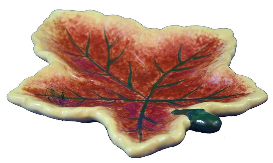 Park Designs Handpainted Leaf Ceramic Dish N2