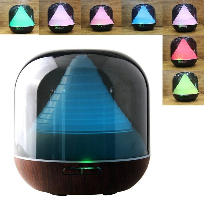 ATD 300ML Two steps out of the Fog Cylindrical Humidifier,Ultrasonic Atomization 7 Color Diffusion Humidifier... N4