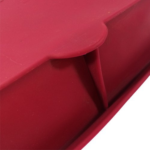 Silicone Lasagne Cake Pan (Red Wine) & (Red) - Square Pan N2
