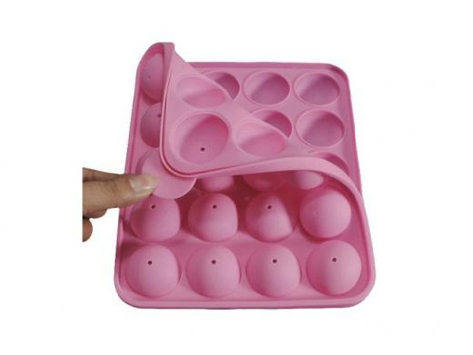 SMO 20 Silicone Tray Pop Cake Stick Mould Lollipop Party Cupcake Baking Mold