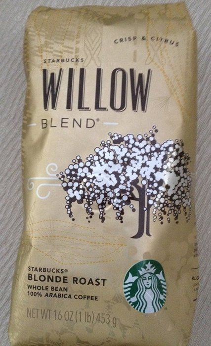 Starbucks Willow Blend&trade; Whole Bean Coffee (1lb)