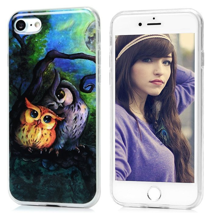iPhone 7 Case (4.7 inch) - Shock-Absorption Soft TPU Rubber Skin Gel Bumper Ultra Thin Slim Fit Cute Colorful... N2