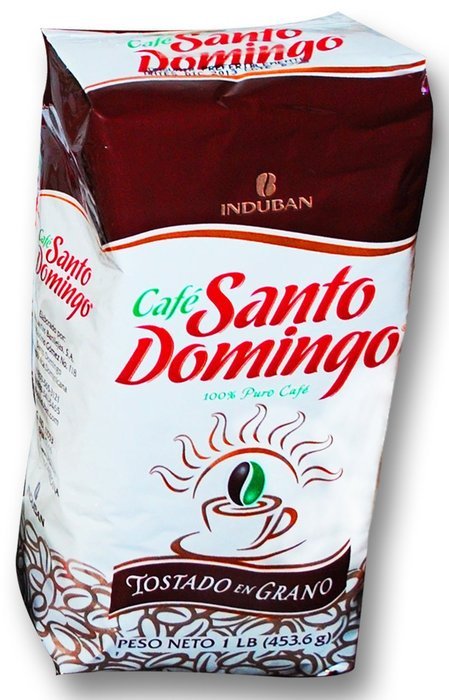 Santo Domingo Roasted Whole Bean Coffee 1 Pound Bag