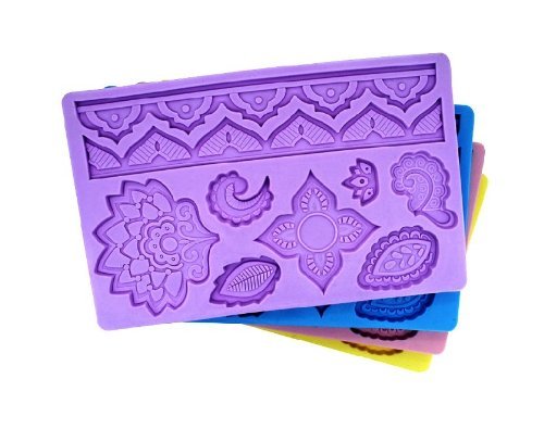 Fondant and Gum Paste Silicone Resin Clay Molds Baking Molds Cake Decorating Molds