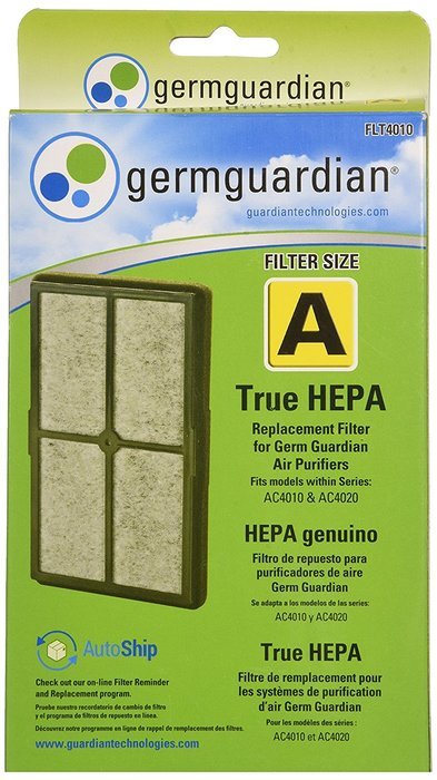 GermGuardian FLT4010 GENUINE True HEPA Replacement Filter for AC4010 and AC4020 Table Top Air Cleaning Systems