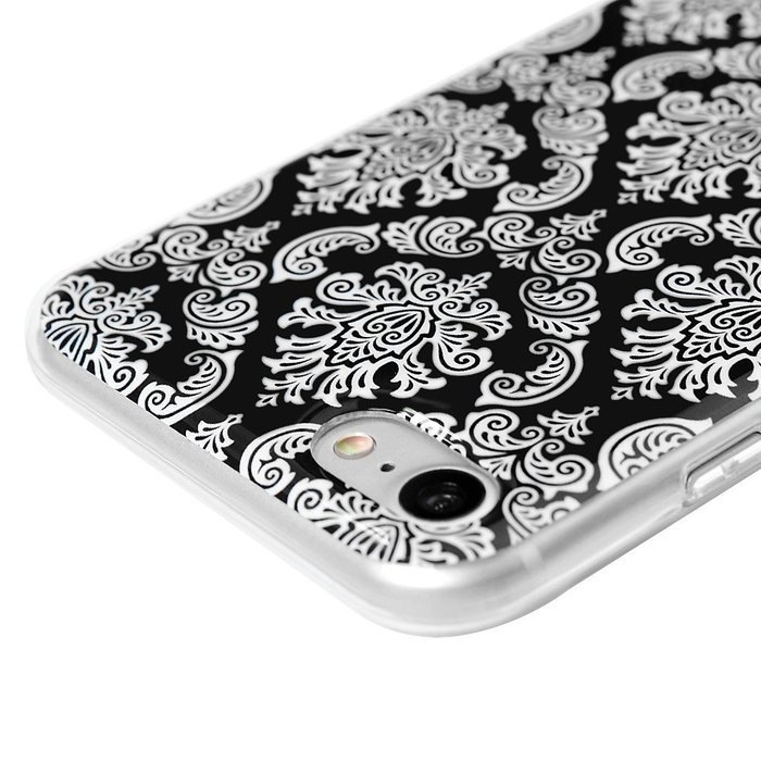 iPhone 7 Case (4.7 inch) - Shock-Absorption Soft TPU Rubber Skin Gel Bumper Ultra Thin Slim Fit Cute Colorful... N12