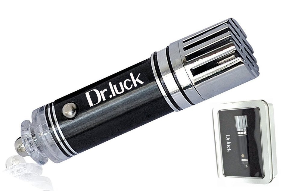 Dr.Luck Car Air Purifier Ionizer with Home/Office 12V Electricity Adapter. Removes Cigarette Smoke, unbearable... N4
