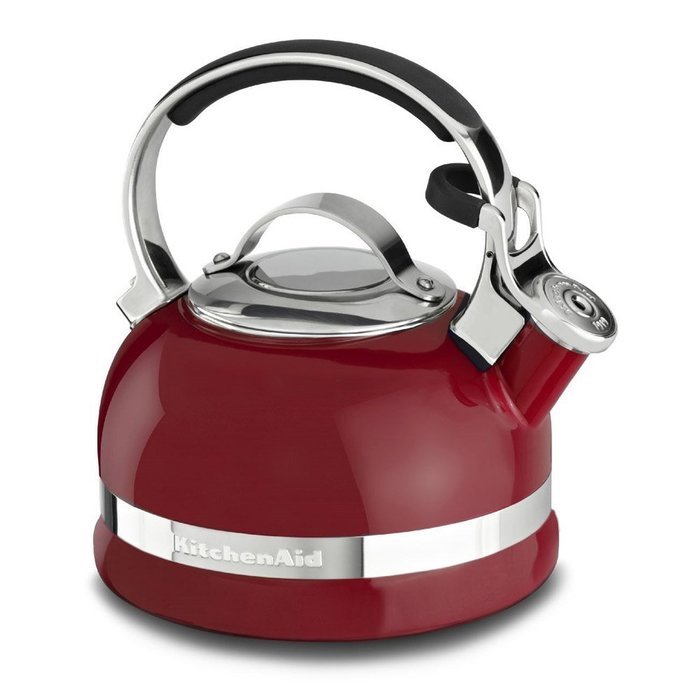 KitchenAid KTEN20SBEU 2.0-Quart Kettle with Full Stainless Steel Handle and Trim Band - Cameo Blue