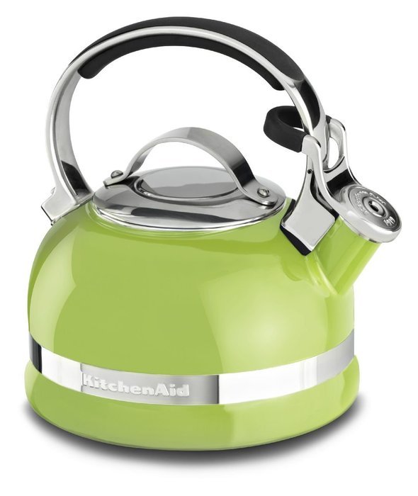 KitchenAid KTEN20SBEU 2.0-Quart Kettle with Full Stainless Steel Handle and Trim Band - Cameo Blue N3
