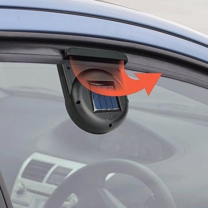 NEW Solar Sun Power Car Auto Fan Air Vent Cool Cooler Ventilation System Radiator N2