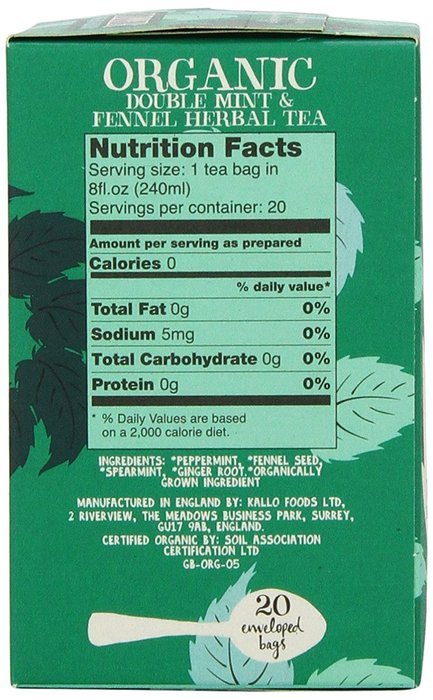 Clipper Fair Trade Organic Earl Grey Tea, 20-Count (Pack of 6)