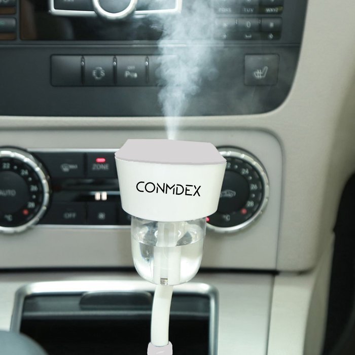 CONMDEX Humidifier Diffuser Steam for Car New Gen with Charger Port 2 in 1 Splitter Aromatherapy Essential Oil... N8