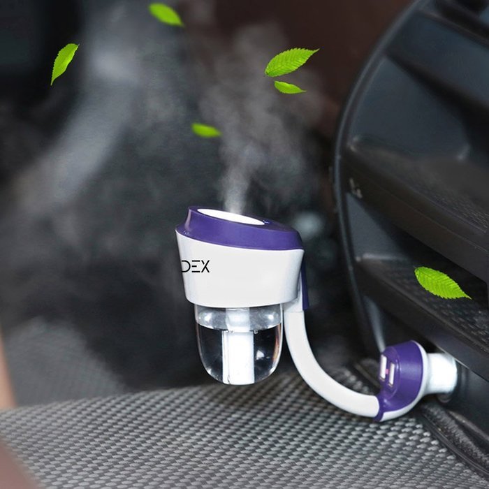 CONMDEX Humidifier Diffuser Steam for Car New Gen with Charger Port 2 in 1 Splitter Aromatherapy Essential Oil... N10