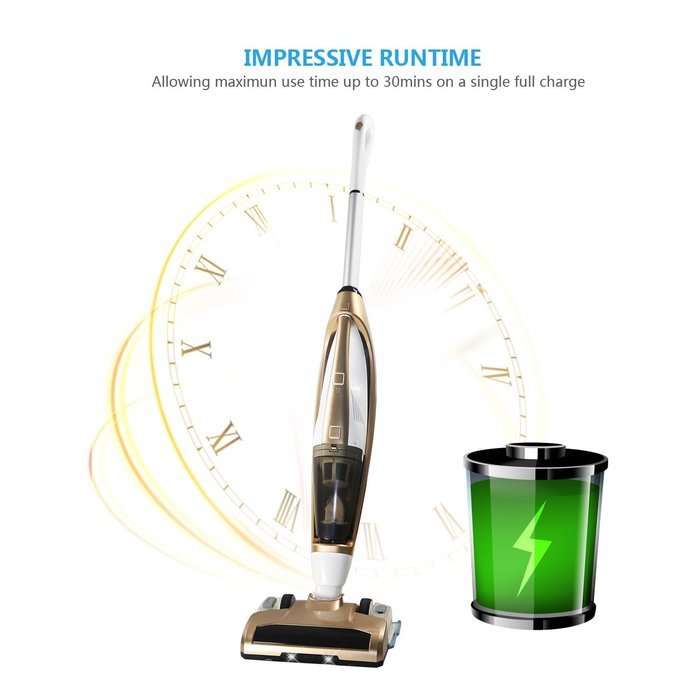 EVERTOP 3-in-1, 3+1 Lift-Away Cordless Rechargeable Powerful Suction Upright Vacuum Cleaner-Sweeping,Vacuuming... N22