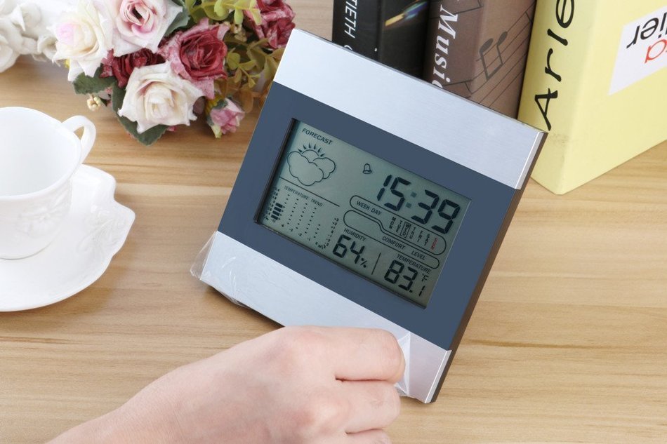 Indoor Humidity Monitor Hygrometer Digital Thermometer Monitor Temperature Humidity Meter Gauge with Aarm Home... N5