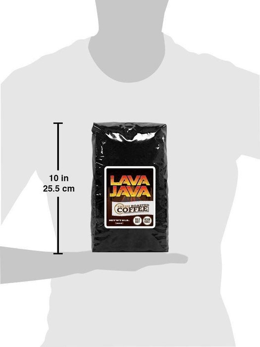 5 Lb. Bag, Lava Java Coffee, Whole Bean, Fresh Roasted Coffee LLC. N5