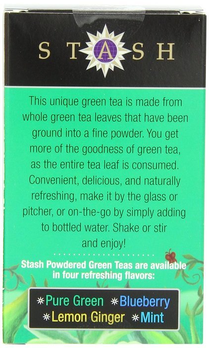 Stash Powdered Green Iced Tea, Blueberry, 10 Count N4