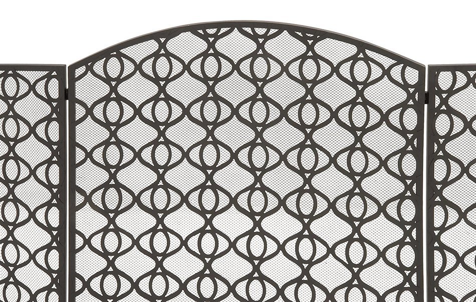 Deco 79 50362 Chic Metal Fire Screen, 52" W x 30" H N2