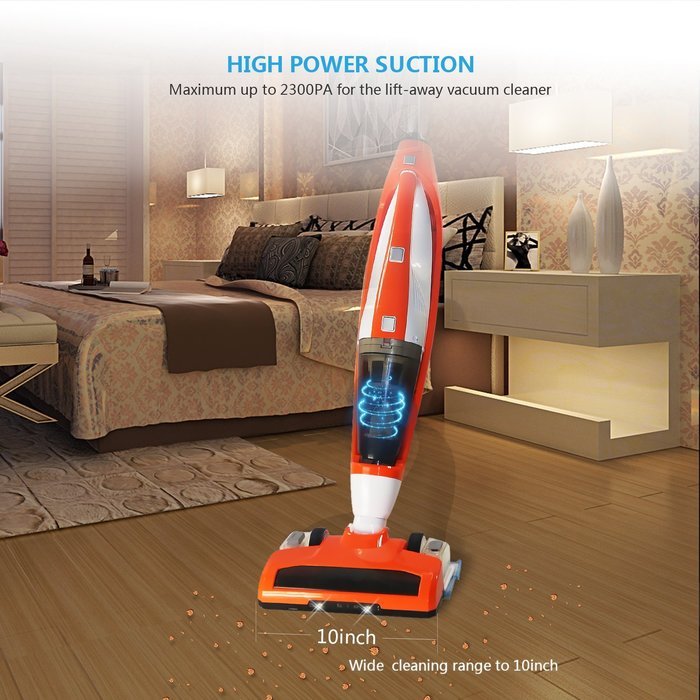 EVERTOP 3-in-1, 3+1 Lift-Away Cordless Rechargeable Powerful Suction Upright Vacuum Cleaner-Sweeping,Vacuuming... N25