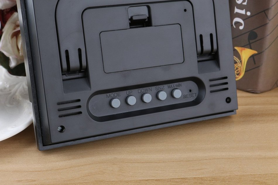 Indoor Humidity Monitor Hygrometer Digital Thermometer Monitor Temperature Humidity Meter Gauge with Aarm Home... N6