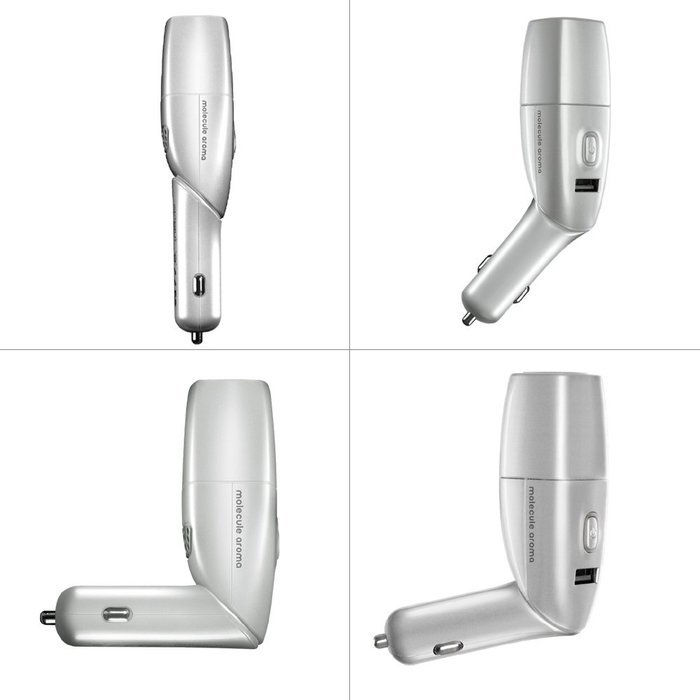 12V Chargeable USB Port Molecule Aroma Car Electric Diffuser Bendable Aromatherapy Air Purifier Portable Freshener... N8