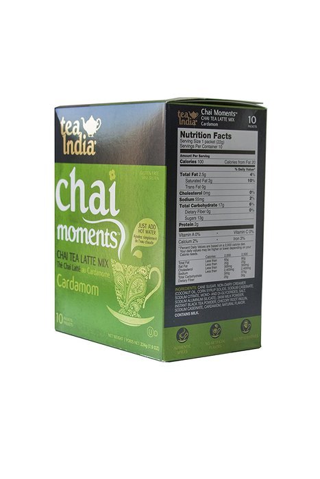 Tea India Chai Moments, Cardamom, 10 Count (Pack of 6) N6