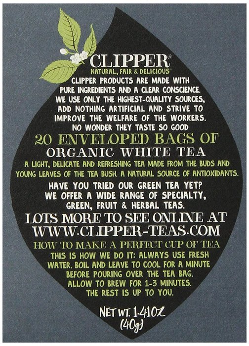 Clipper Fair Trade Organic Earl Grey Tea, 20-Count (Pack of 6) N6