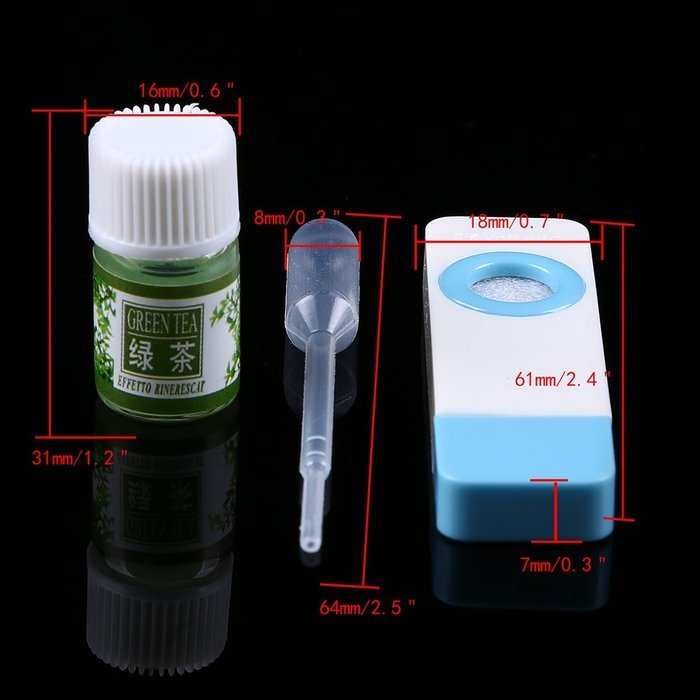 Whosee 2-Pack Red Creative Mini USB Car Office Aromatherapy Diffuser Humidifier Air Purifier Gifts N15