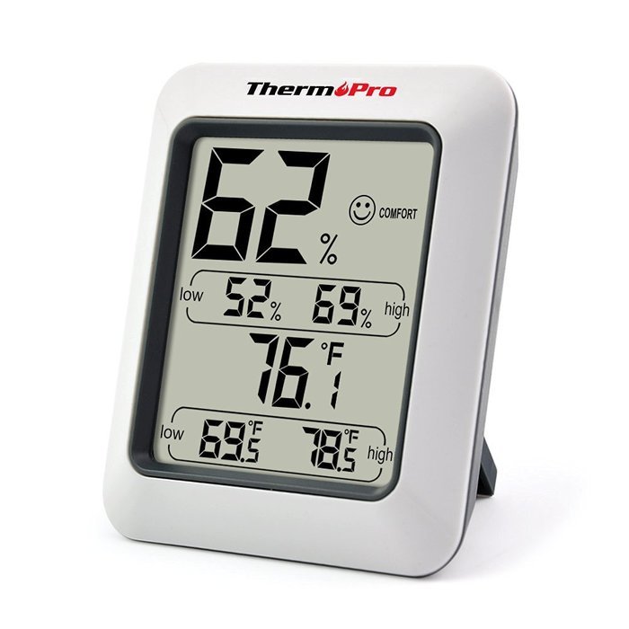ThermoPro TP50 Hygrometer Thermometer Indoor Humidity Monitor with Temperature Gauge Humidity Meter N3