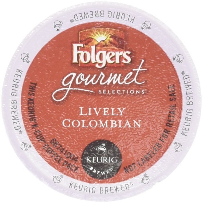Folgers Gormet Selections K-Cup Lively Columbian Medium Roast 18 Count N3