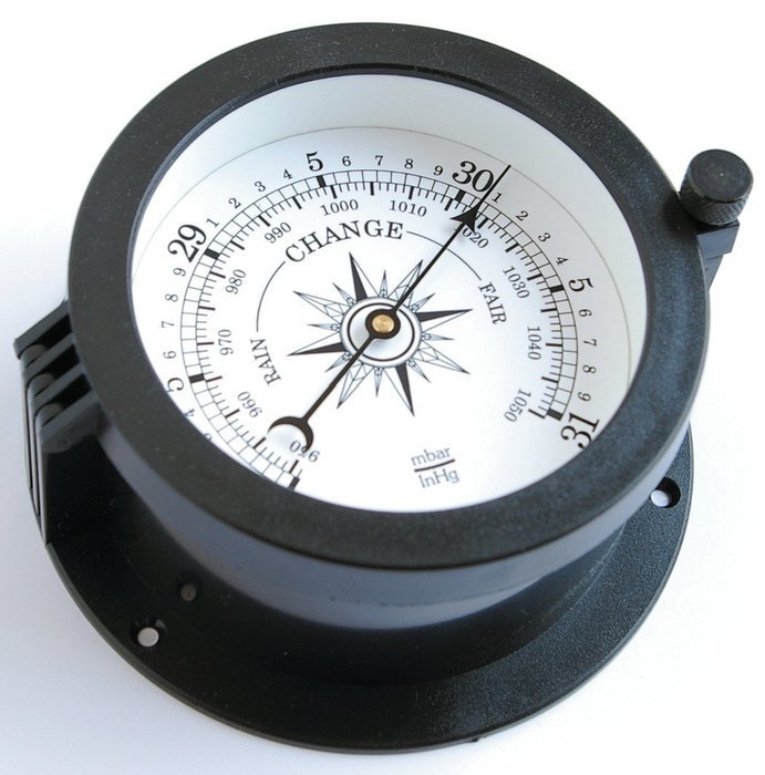Trintec Nautical Marine Coastline Collection Aneroid Barometer (White) CC-W-04