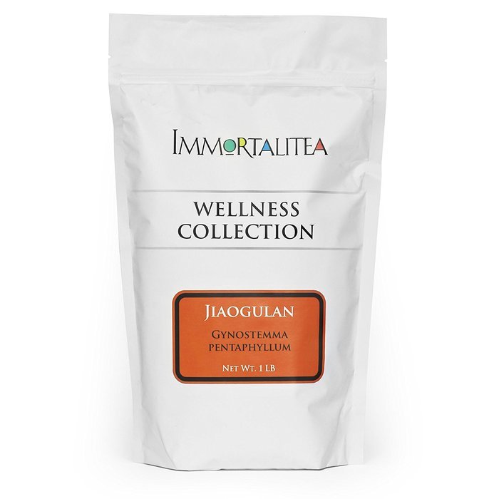 Jiaogulan (100% Gynostemma pentaphyllum) Tea - Best Quality Natural Loose Leaf Immortality Herb - Caffeine-Free... N7