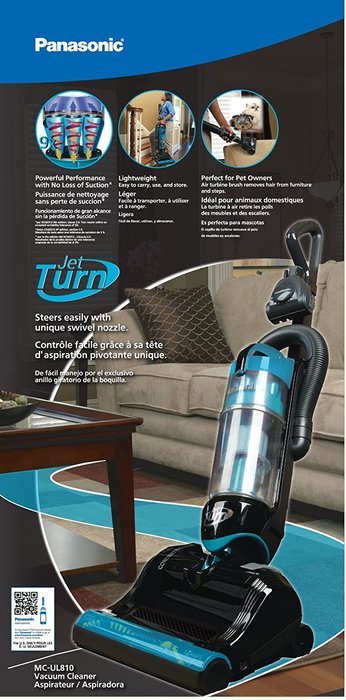 Panasonic MC-UL810 Bagless "Jet Turn" Upright Vacuum Cleaner N4