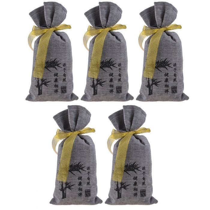 All Natural Bamboo Charcoal Deodorizer Bag Air Purifiers For Home Allergies Smokers Portable Odor Eliminator Car... N13